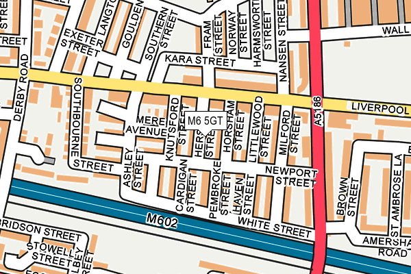 M6 5GT map - OS OpenMap – Local (Ordnance Survey) M6 5GT map - OS OpenMap – Local (Ordnance Survey)