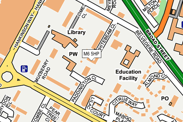 M6 5HP map - OS OpenMap – Local (Ordnance Survey) M6 5HP map - OS OpenMap – Local (Ordnance Survey)