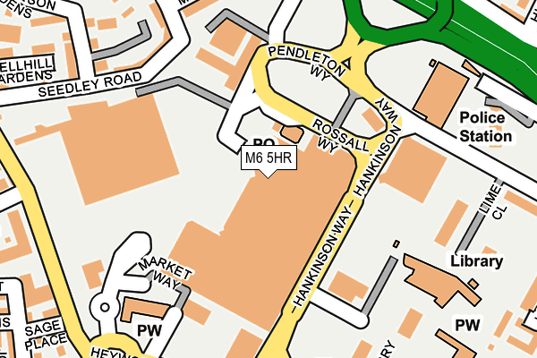 M6 5HR map - OS OpenMap – Local (Ordnance Survey) M6 5HR map - OS OpenMap – Local (Ordnance Survey)