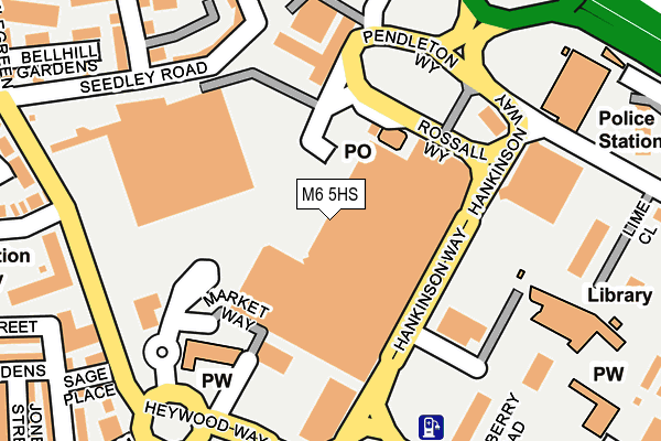 M6 5HS map - OS OpenMap – Local (Ordnance Survey) M6 5HS map - OS OpenMap – Local (Ordnance Survey)