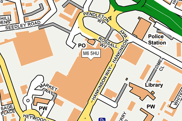 M6 5HU map - OS OpenMap – Local (Ordnance Survey) M6 5HU map - OS OpenMap – Local (Ordnance Survey)