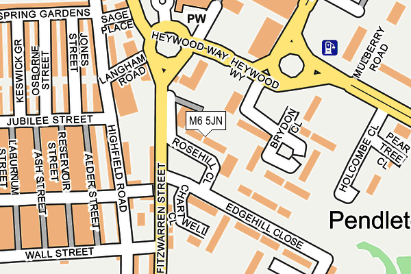 M6 5JN map - OS OpenMap – Local (Ordnance Survey) M6 5JN map - OS OpenMap – Local (Ordnance Survey)
