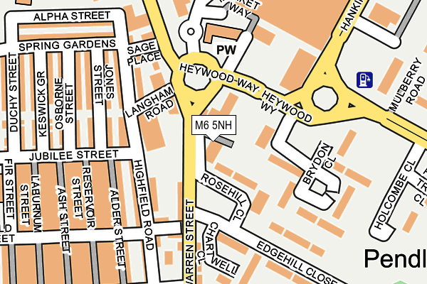 M6 5NH map - OS OpenMap – Local (Ordnance Survey) M6 5NH map - OS OpenMap – Local (Ordnance Survey)