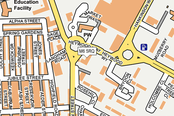 M6 5RQ map - OS OpenMap – Local (Ordnance Survey) M6 5RQ map - OS OpenMap – Local (Ordnance Survey)