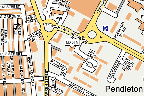 M6 5TN map - OS OpenMap – Local (Ordnance Survey) M6 5TN map - OS OpenMap – Local (Ordnance Survey)