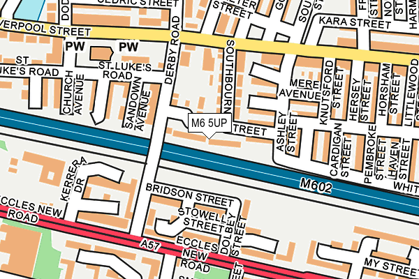 M6 5UP map - OS OpenMap – Local (Ordnance Survey) M6 5UP map - OS OpenMap – Local (Ordnance Survey)