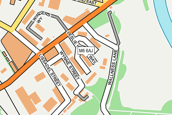 M6 6AJ map - OS OpenMap – Local (Ordnance Survey) M6 6AJ map - OS OpenMap – Local (Ordnance Survey)