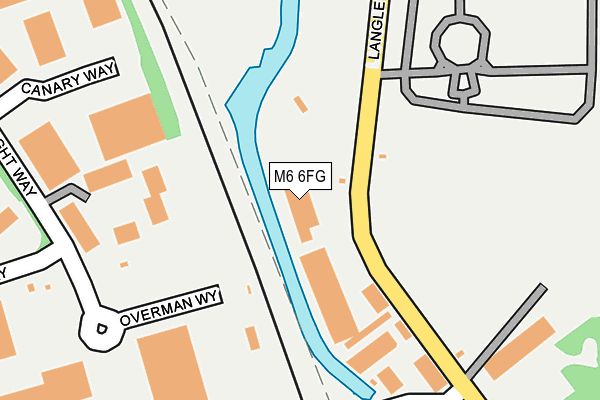 M6 6FG map - OS OpenMap – Local (Ordnance Survey) M6 6FG map - OS OpenMap – Local (Ordnance Survey)