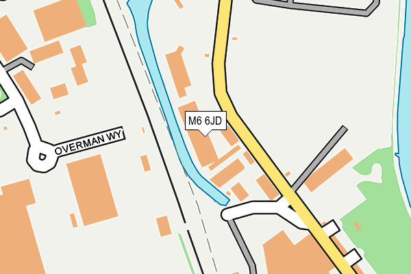 M6 6JD map - OS OpenMap – Local (Ordnance Survey) M6 6JD map - OS OpenMap – Local (Ordnance Survey)