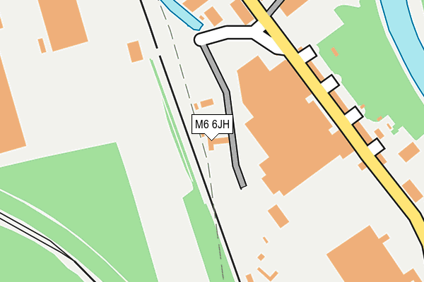 M6 6JH map - OS OpenMap – Local (Ordnance Survey) M6 6JH map - OS OpenMap – Local (Ordnance Survey)