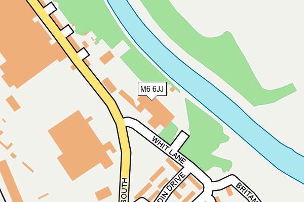 M6 6JJ map - OS OpenMap – Local (Ordnance Survey) M6 6JJ map - OS OpenMap – Local (Ordnance Survey)