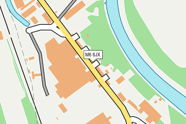 M6 6JX map - OS OpenMap – Local (Ordnance Survey) M6 6JX map - OS OpenMap – Local (Ordnance Survey)