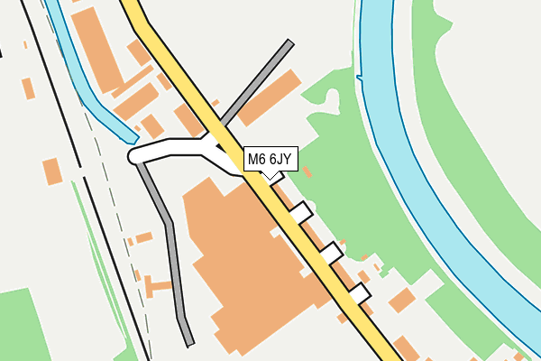 M6 6JY map - OS OpenMap – Local (Ordnance Survey) M6 6JY map - OS OpenMap – Local (Ordnance Survey)
