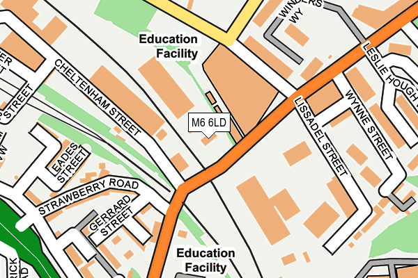 M6 6LD map - OS OpenMap – Local (Ordnance Survey) M6 6LD map - OS OpenMap – Local (Ordnance Survey)