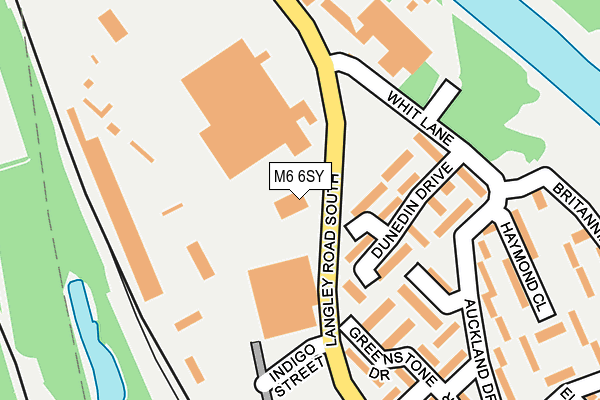 M6 6SY map - OS OpenMap – Local (Ordnance Survey) M6 6SY map - OS OpenMap – Local (Ordnance Survey)