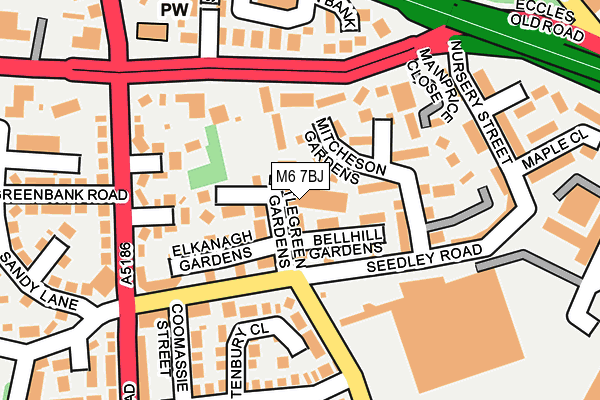 M6 7BJ map - OS OpenMap – Local (Ordnance Survey) M6 7BJ map - OS OpenMap – Local (Ordnance Survey)