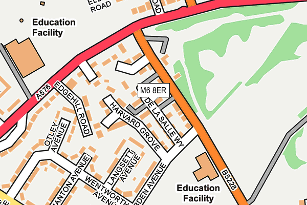 M6 8ER map - OS OpenMap – Local (Ordnance Survey) M6 8ER map - OS OpenMap – Local (Ordnance Survey)