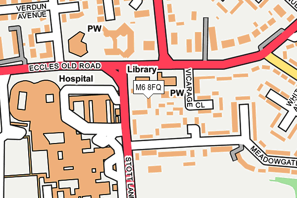M6 8FQ map - OS OpenMap – Local (Ordnance Survey) M6 8FQ map - OS OpenMap – Local (Ordnance Survey)