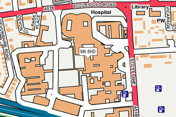 M6 8HD map - OS OpenMap – Local (Ordnance Survey) M6 8HD map - OS OpenMap – Local (Ordnance Survey)