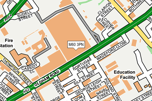 M60 3PN map - OS OpenMap – Local (Ordnance Survey) M60 3PN map - OS OpenMap – Local (Ordnance Survey)
