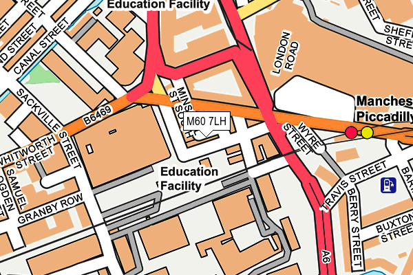 M60 7LH map - OS OpenMap – Local (Ordnance Survey) M60 7LH map - OS OpenMap – Local (Ordnance Survey)