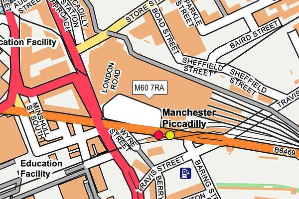 M60 7RA map - OS OpenMap – Local (Ordnance Survey) M60 7RA map - OS OpenMap – Local (Ordnance Survey)