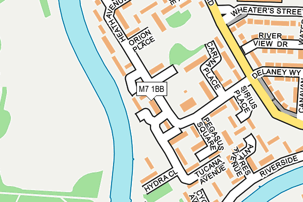 M7 1BB map - OS OpenMap – Local (Ordnance Survey) M7 1BB map - OS OpenMap – Local (Ordnance Survey)