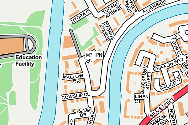 M7 1PN map - OS OpenMap – Local (Ordnance Survey) M7 1PN map - OS OpenMap – Local (Ordnance Survey)