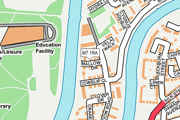 M7 1RA map - OS OpenMap – Local (Ordnance Survey) M7 1RA map - OS OpenMap – Local (Ordnance Survey)