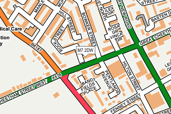 M7 2DW map - OS OpenMap – Local (Ordnance Survey) M7 2DW map - OS OpenMap – Local (Ordnance Survey)