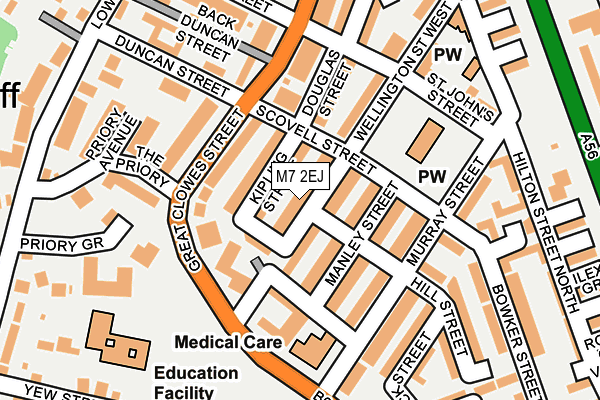 M7 2EJ map - OS OpenMap – Local (Ordnance Survey) M7 2EJ map - OS OpenMap – Local (Ordnance Survey)