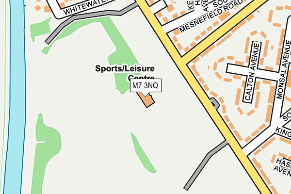 M7 3NQ map - OS OpenMap – Local (Ordnance Survey) M7 3NQ map - OS OpenMap – Local (Ordnance Survey)