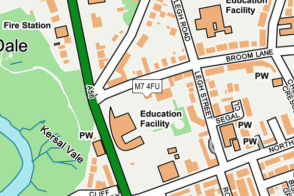M7 4FU map - OS OpenMap – Local (Ordnance Survey) M7 4FU map - OS OpenMap – Local (Ordnance Survey)