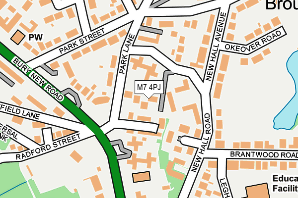 M7 4PJ map - OS OpenMap – Local (Ordnance Survey) M7 4PJ map - OS OpenMap – Local (Ordnance Survey)