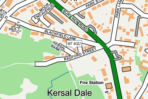 M7 4QU map - OS OpenMap – Local (Ordnance Survey) M7 4QU map - OS OpenMap – Local (Ordnance Survey)