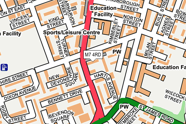 M7 4RD map - OS OpenMap – Local (Ordnance Survey) M7 4RD map - OS OpenMap – Local (Ordnance Survey)