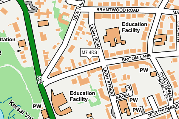 M7 4RS map - OS OpenMap – Local (Ordnance Survey) M7 4RS map - OS OpenMap – Local (Ordnance Survey)