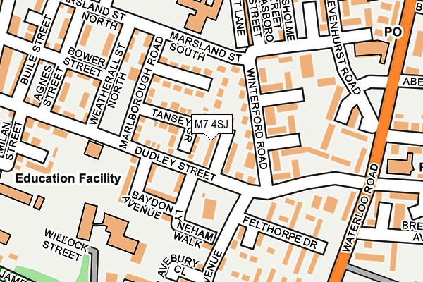 M7 4SJ map - OS OpenMap – Local (Ordnance Survey) M7 4SJ map - OS OpenMap – Local (Ordnance Survey)