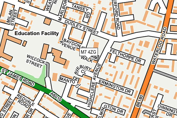 M7 4ZG map - OS OpenMap – Local (Ordnance Survey) M7 4ZG map - OS OpenMap – Local (Ordnance Survey)