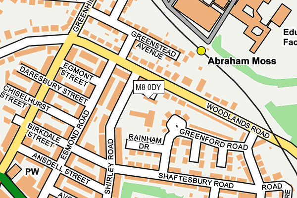 M8 0DY map - OS OpenMap – Local (Ordnance Survey) M8 0DY map - OS OpenMap – Local (Ordnance Survey)