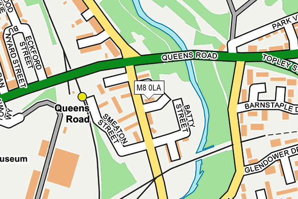 M8 0LA map - OS OpenMap – Local (Ordnance Survey) M8 0LA map - OS OpenMap – Local (Ordnance Survey)