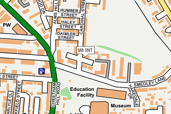 M8 0NT map - OS OpenMap – Local (Ordnance Survey) M8 0NT map - OS OpenMap – Local (Ordnance Survey)