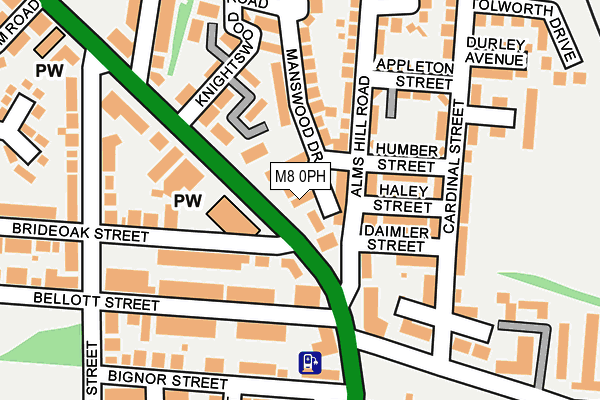 M8 0PH map - OS OpenMap – Local (Ordnance Survey) M8 0PH map - OS OpenMap – Local (Ordnance Survey)