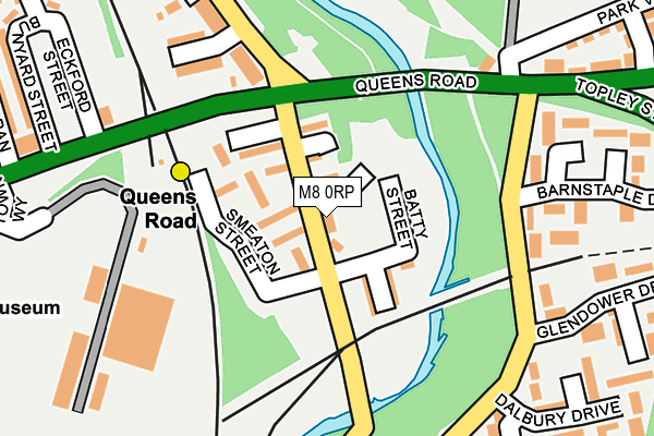 M8 0RP map - OS OpenMap – Local (Ordnance Survey) M8 0RP map - OS OpenMap – Local (Ordnance Survey)