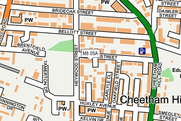 M8 0SA map - OS OpenMap – Local (Ordnance Survey) M8 0SA map - OS OpenMap – Local (Ordnance Survey)