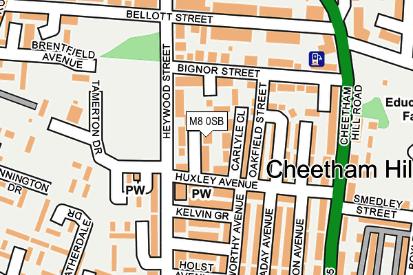 M8 0SB map - OS OpenMap – Local (Ordnance Survey) M8 0SB map - OS OpenMap – Local (Ordnance Survey)