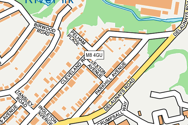 M8 4GU map - OS OpenMap – Local (Ordnance Survey) M8 4GU map - OS OpenMap – Local (Ordnance Survey)
