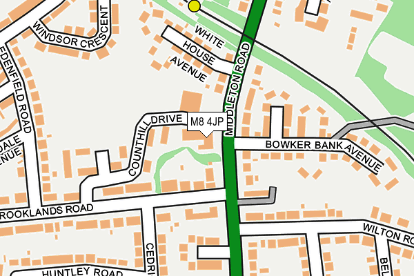 M8 4JP map - OS OpenMap – Local (Ordnance Survey) M8 4JP map - OS OpenMap – Local (Ordnance Survey)