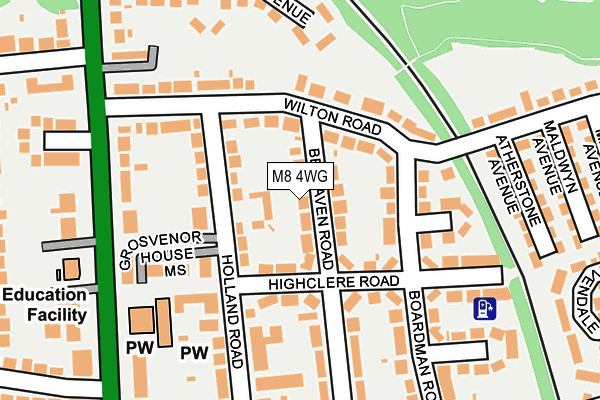 M8 4WG map - OS OpenMap – Local (Ordnance Survey) M8 4WG map - OS OpenMap – Local (Ordnance Survey)