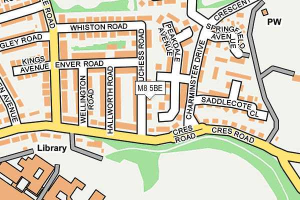 M8 5BE map - OS OpenMap – Local (Ordnance Survey) M8 5BE map - OS OpenMap – Local (Ordnance Survey)
